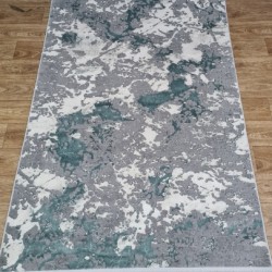 Синтетичний килим LUXURY 05917A TURQUOISE-D.GREY HB  - Висока якість за найкращою ціною в Україні